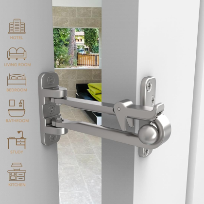 🆕Auto-lock Inswing Door Guard